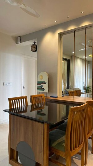 Dining Room in 3 BHK Apartment at Shivalik Sharda Park View, Shela – for Sale