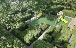 3.5 BHK Apartment – Garden View at Rustomjee Seasons, Bandra East - for Rent