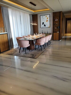 Living Room in 4 BHK Apartment at Godrej Trilogy, Worli – for Sale