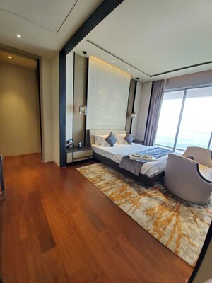 Living Room in 4 BHK Apartment at Godrej Trilogy, Worli – for Sale