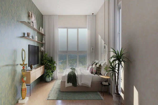 3 BHK + Study Room,Store Room 2170 Sq.Ft. Apartment in M3M Crown