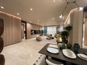 Living Room in 4 BHK Apartment at Birla Niyaara, Worli – for Sale