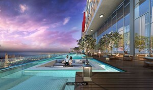 Swimming Pool in 4 BHK Apartment at K Raheja Artesia, Worli – for Sale