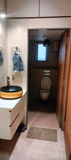 Bathroom in 3 BHK Apartment at Navrangpura – for Rent