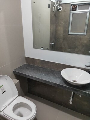 Bathroom in 3 BHK Apartment at DLH Sorrento, Veera Desai Road – for Rent