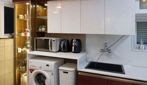 Kitchen in 2 BHK Apartment at Prestige Tranquility, Budigere – for Sale