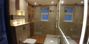 Bathroom in 3 BHK Apartment at Raheja Vedaanta Floors, Sector 108 – for Rent