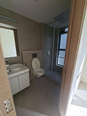 Bathroom in 3 BHK Apartment at S Raheja Avisa, Bandra West – for Sale