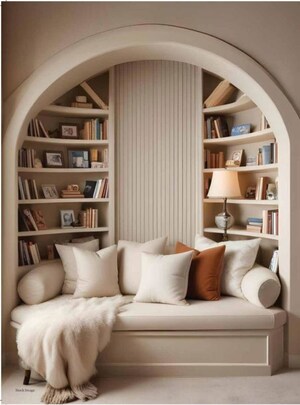 Living Room in 4 BHK Apartment at Runwal Raaya, Worli – for Sale