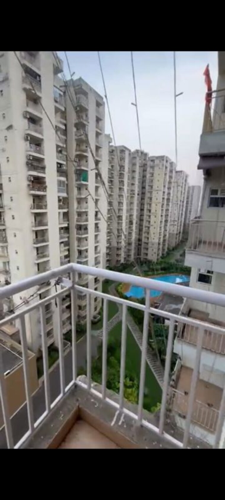 Balcony, supertech-livingston 3 Bedroom 1320 Sq.Ft. Apartment In Sain Vihar Ghaziabad 10269560