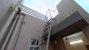 Staircase in 3 BHK Independent House at Raysan – for Rent