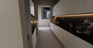 Kitchen in 3 BHK Apartment at Techno Aakasa, Worli – for Sale