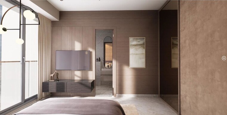 Bathroom, techno-aakasa 3 Bedroom 1300 Sq.Ft. Apartment In Worli Mumbai 10269595