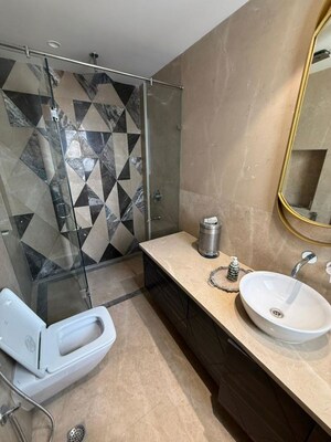 Bathroom in 4 BHK Builder Floor at Delhi Cantonment – for Sale