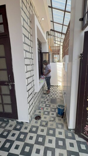 Staircase in 4 BHK Independent House at Jankipuram Vistar – for Sale