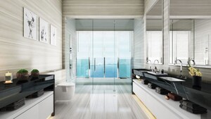 Kitchen in 4 BHK Apartment at Lodha Worli, Worli – for Sale