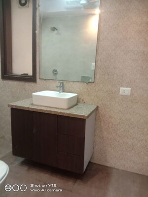 Bathroom in 3 BHK Builder Floor at Delhi Cantonment – for Rent