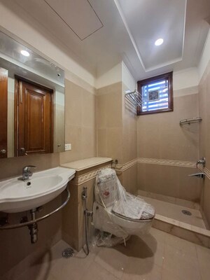 Bathroom in 4 BHK Builder Floor at Vasant Vihar – for Rent