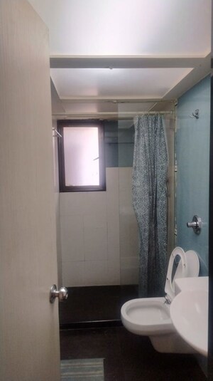 Bathroom in 3 BHK Apartment at Hiranandani Gardens Lake Castle, Powai – for Rent