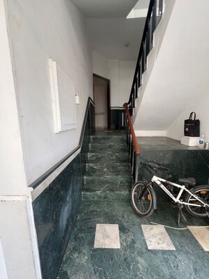 Staircase in 4 BHK Builder Floor at Panchsheel Enclave – for Sale
