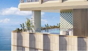 Balcony in 4 BHK Apartment at Sterling Seaface, Worli – for Sale