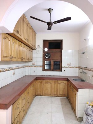 Kitchen in 2 BHK Builder Floor at Rajouri Garden – for Rent