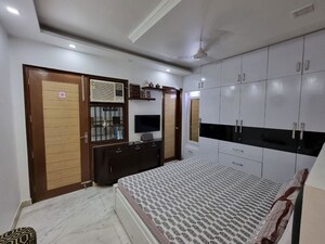 Bedroom in 3 BHK Builder Floor at Rajouri Garden – for Rent