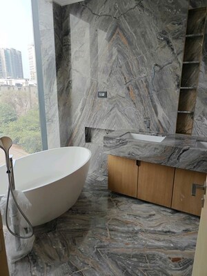 Bathroom in 4 BHK Apartment at Provenance Four Seasons Private Residences, Worli – for Sale