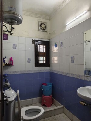 Bathroom in 2 BHK Builder Floor at Alaknanda – for Rent