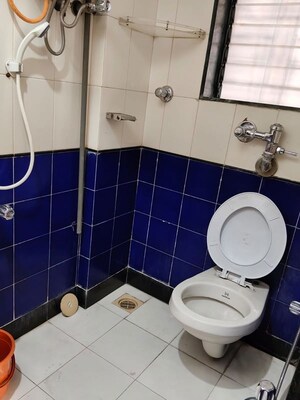 Bathroom in 2 BHK Apartment at PR Prem Kutir, Santacruz West – for Rent