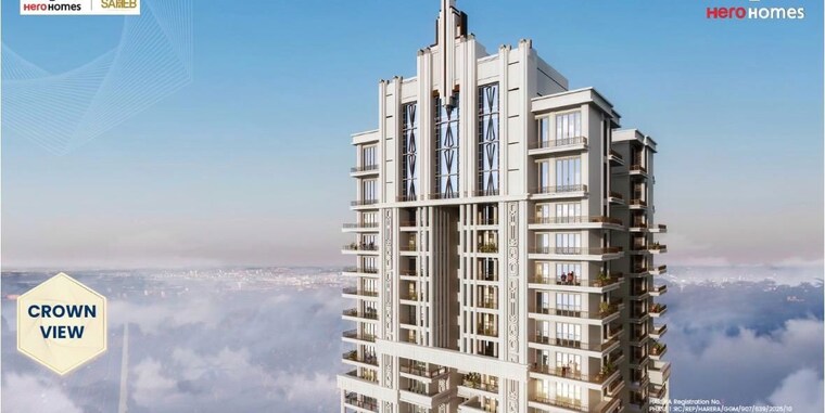 Exterior View, hero-homes-palatial 3 Bedroom 1446 Sq.Ft. Apartment In Sector 104 Gurgaon 10235639