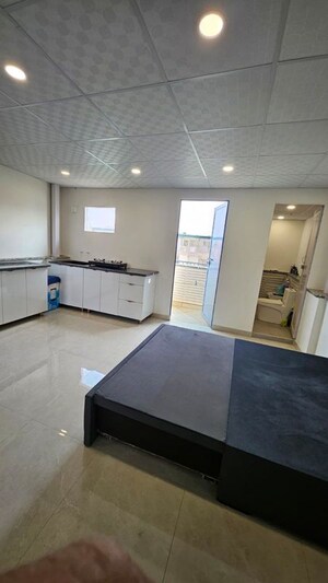 Kitchen in Studio Builder Floor at Sector 40 – for Rent