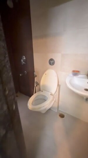 Bathroom in 2 BHK Apartment at Vijaya Heritage, Chembur – for Rent