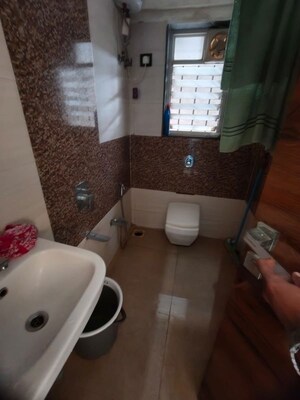 Bathroom in 1 BHK Apartment at NH Shreyas, Goregaon East – for Rent
