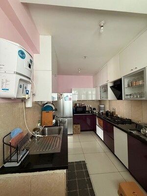 Kitchen in 3 BHK Apartment at Prestige Kew Gardens, Bellandur – for Rent