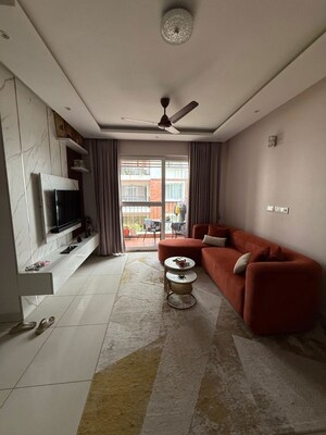 Living Room in 3 BHK Apartment at Prestige Kew Gardens, Bellandur – for Rent