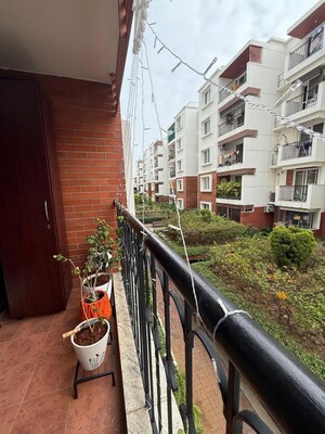 Balcony in 3 BHK Apartment at Prestige Kew Gardens, Bellandur – for Rent