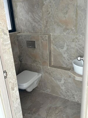 Bathroom in 2 BHK Apartment at Mahim West – for Rent