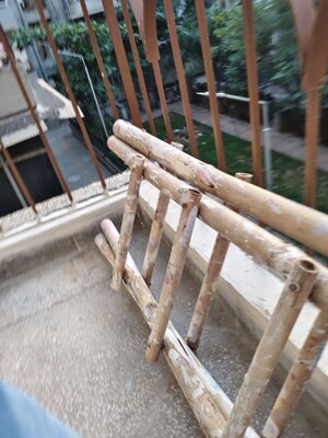 Balcony in 1 BHK Apartment at Arawali Apartments, Sector 52 – for Rent