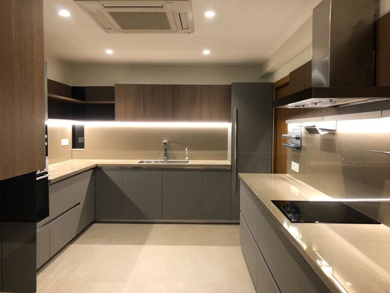 Kitchen, skyline-casa 4 Bedroom 4500 Sq.Ft. Apartment In Richmond Town Bangalore 10269909
