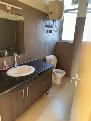 Attached Bathroom in 3 BHK Apartment at Pioneer Park Phase 1, Sector 61 – for Rent