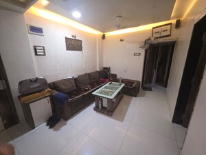Living Room in 1 BHK Apartment at Rekhi Sai Blossom, Ghansoli – for Sale
