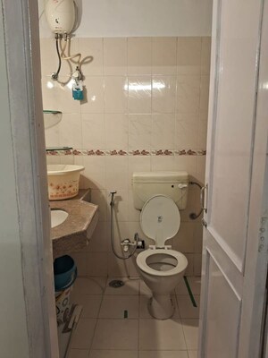 Bathroom in 3 BHK Apartment at Flower Valley Apartment, Wanowrie – for Rent