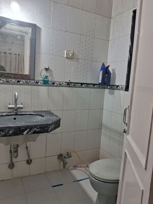 Bathroom in 3 BHK Apartment at Flower Valley Apartment, Wanowrie – for Rent
