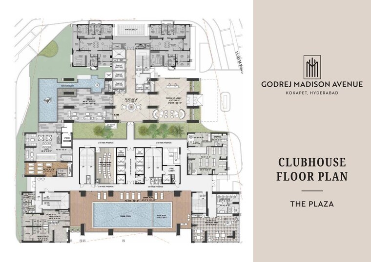 Master Plan, godrej-madison-avenue 3 Bedroom 2900 Sq.Ft. Apartment In Kokapet Hyderabad 10270161