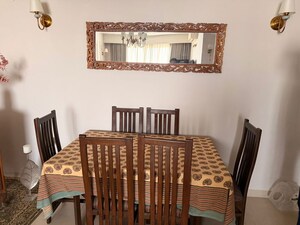 Dining area in 3 BHK Apartment at Emaar The Enclave, Sector 66 – for Rent