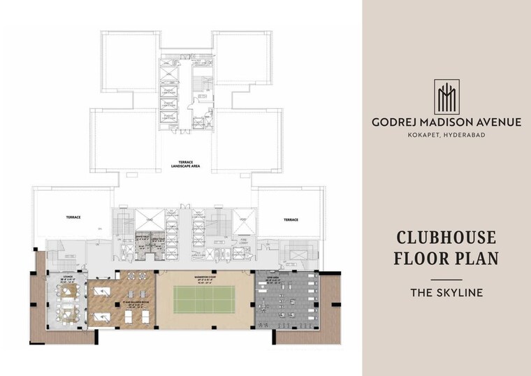 Floor Plan, godrej-madison-avenue 4 Bedroom 3350 Sq.Ft. Apartment In Kokapet Hyderabad 10270229