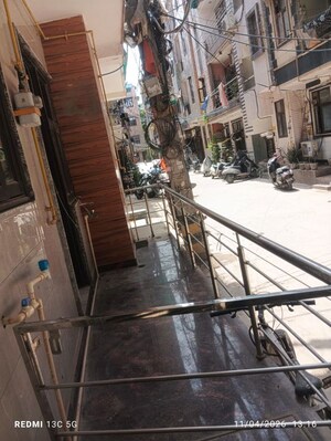 Balcony in 2 BHK Builder Floor at Rohini Sector 25 – for Rent