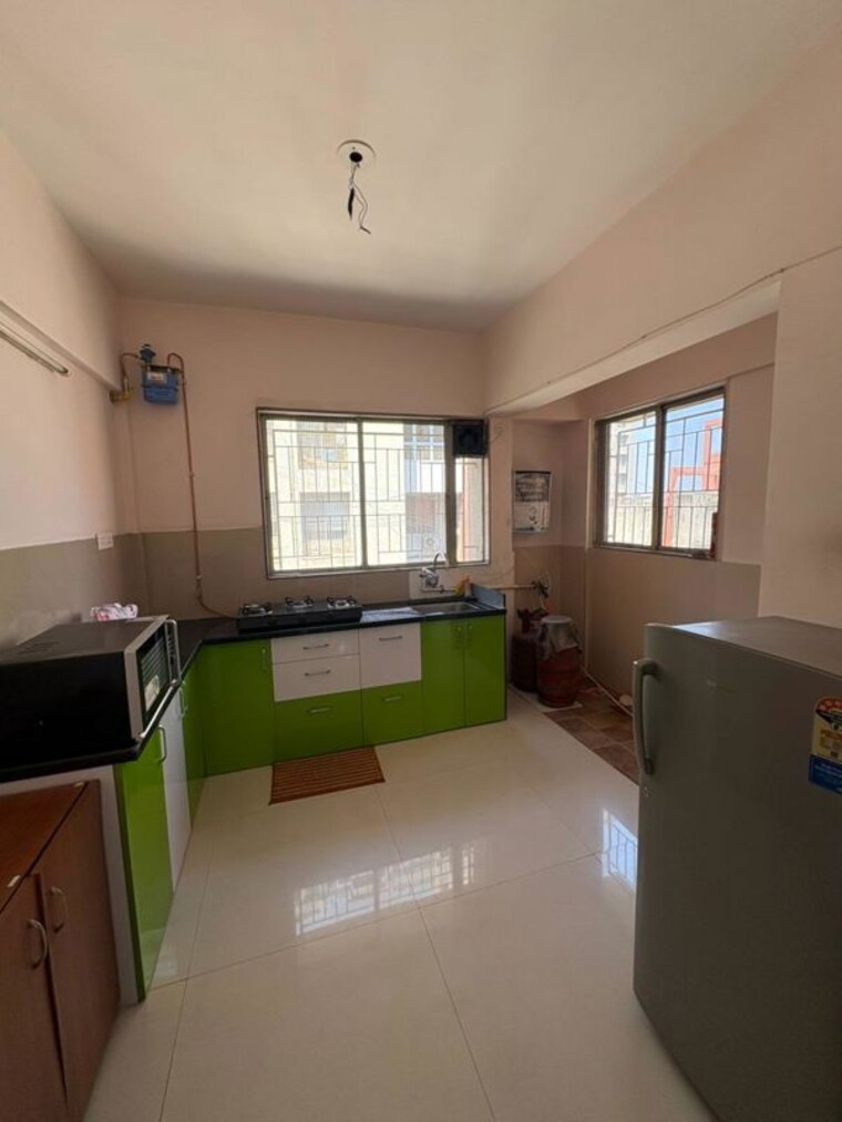 Kitchen, welworth-paradise 3 Bedroom 1500 Sq.Ft. Apartment In Baner Pune 10270724