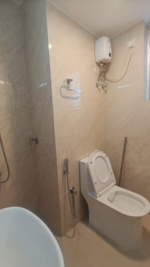 Bathroom in 1 BHK Apartment at Akshay Sundervan, Dahisar East – for Rent